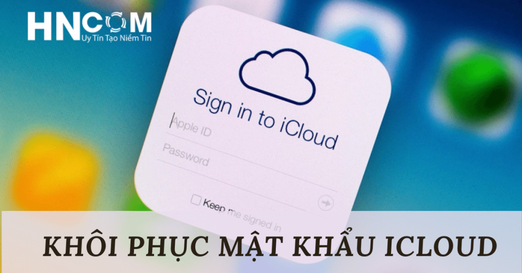 khôi phục mật khẩu icloud